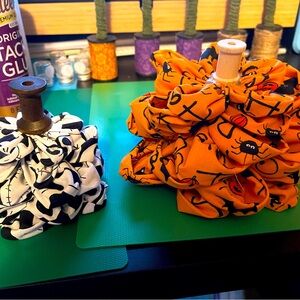 Fabric pumpkins